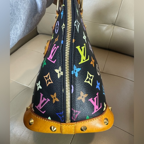 Louis Vuitton▪️Black Multicolore Alma PM - Picture 5 of 11
